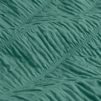 Ardor Tuscan Teal Ruched Quilt Cover Set King thumbnail