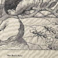Set of 2 May Gibbs Mrs Bear's Party Cotton Heritage Tea Towels 50 x 70 cm thumbnail