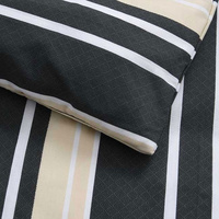 Jason Brighton Charcoal Quilt Cover Set Double thumbnail