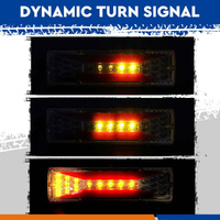 12V LED Trailer Tail Light Kit Pair Plug 7m 5 Core Wire 7 Pin Flat Plug Ute Set thumbnail