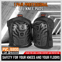 HORUSDY Knee Pads Work Safety Senior Gel Cushion High Density Foam Padding Pair thumbnail