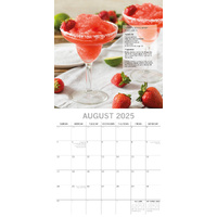 Cocktails 2025 Square Wall Calendar Food 16-Month Christmas Premium Planner Gift thumbnail