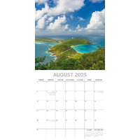 Travel the World 2025 Square Wall Calendar 16 Months New Year Xmas Planner Gift thumbnail