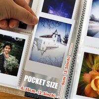 LIFEBEA 256 Pockets Photo Album for Fujifilm Instax Mini 11 12 9 40 Evo Liplay 8 7+ Instant Camera, Photo Album for Polaroid Kodak HP Zink 2x3" Photo  thumbnail