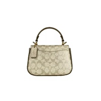 COACH Women's Lysa Top Handle Bag Crossbody Champagne Gold - One Size thumbnail