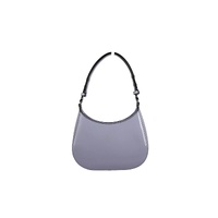 Tory Burch Women's Patent Emerson Small Shoulder Bag Purse Violet - One Size thumbnail