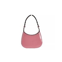 Tory Burch Women's Patent Emerson Small Shoulder Bag Purse Pink - One Size thumbnail