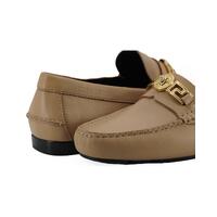 Authentic Versace Mens Loafers in Beige Calf Leather 42 EU Men thumbnail
