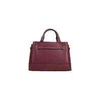 Michael Kors Women's Reed Small Leather Belted Satchel Crossbody Bag Oxblood - One Size thumbnail