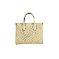 Michael Kors Women's Mirella Small Top Zip Crossbody Tote Bag Creme - One Size thumbnail