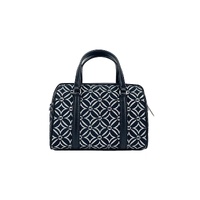 Michael Kors Women's Small Leather Duffle Crossbody Bag Black - One Size thumbnail