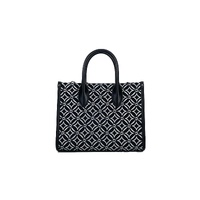 Michael Kors Women's Mirella Small Top Zip Crossbody Tote Bag Black - One Size thumbnail