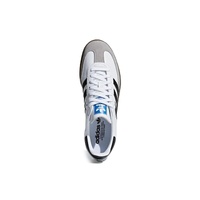 Adidas Men's White Leather Sneaker - 42 2/3 thumbnail