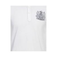 Aquascutum Men's White Cotton Polo Shirt - M thumbnail