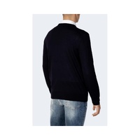 Armani Exchange Men's Blue Wool T-Shirt - 44 IT thumbnail