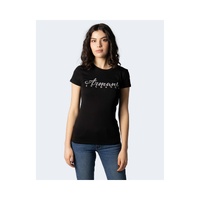 Armani Exchange Women's Black Cotton Tops & T-Shirt - 40 IT thumbnail