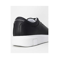 Armani Exchange Men's Black Leather Sneaker - 45 EU thumbnail