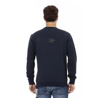 Shield Logo Crewneck Sweatshirt with Tricolor Print L Men thumbnail