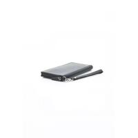 Leather Wallet with Handle and Front Logo One Size Men thumbnail