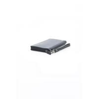 Leather Wallet with Handle and Zip Closure One Size Men thumbnail