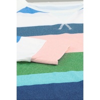 Azura Exchange Color Block Long Sleeve Top - S thumbnail