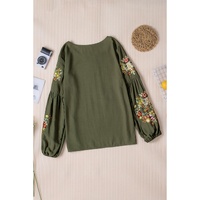 Azura Exchange Embroidered Long Sleeve Top - S thumbnail