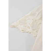 Azura Exchange Lace Sleeve Patchwork Top - L thumbnail
