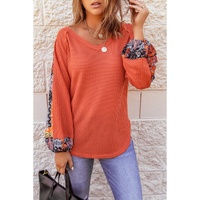 Azura Exchange Eyelet Thermal Knit Top - XL thumbnail