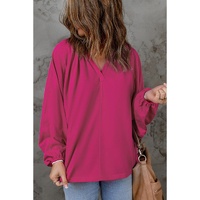 Azura Exchange Split V Neck Dolman Top - L thumbnail