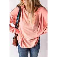 Azura Exchange Patchwork Long Sleeve Top - L thumbnail