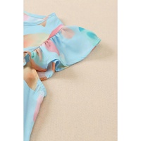 Azura Exchange Ruffled Cap Sleeve Shift Top - L thumbnail