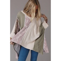 Azura Exchange Patchwork Oversized Top - S thumbnail