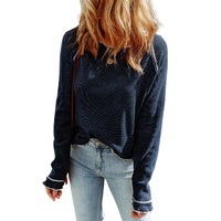 Azura Exchange Textured Long Sleeve Top - 2XL thumbnail