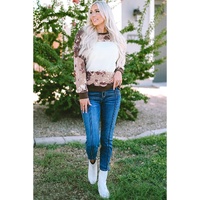 Azura Exchange Leopard Print Long Sleeve Top - S thumbnail