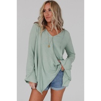 Azura Exchange Expose Seam Bell Sleeve Top - L thumbnail