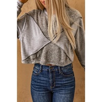 Azura Exchange Knitted Patchwork Cropped Top - XL thumbnail