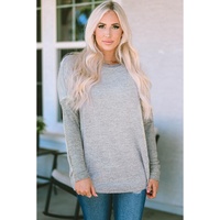 Azura Exchange Patchwork Long Sleeve Top - S thumbnail