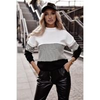 Azura Exchange Contrast Colorblock Knit Top - M thumbnail