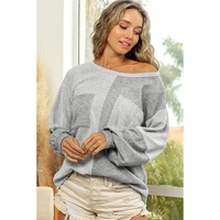 Gray Contrast Patchwork Double Chest Pocket Top - S thumbnail