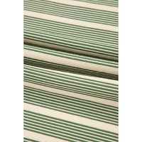 Green Stripe Contrast Edge Short Batwing Sleeve T Shirt - L thumbnail