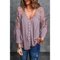 Azura Exchange Lace Button Top - 4XL thumbnail