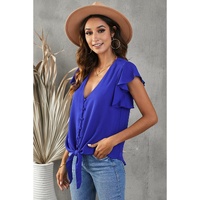 Azura Exchange Button Tie Top - L thumbnail