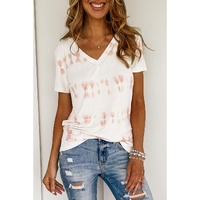 Azura Exchange Striped Tie Dye Tee - L thumbnail