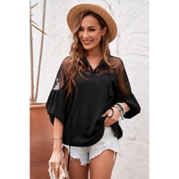 Azura Exchange Lace Blouse - M thumbnail