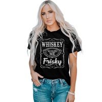 Azura Exchange Frisky Print Crewneck Graphic Tee - 2XL thumbnail