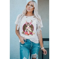 Azura Exchange Distressed Bunny T Shirt - L thumbnail