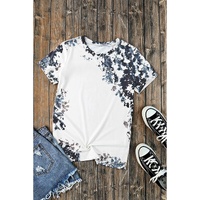 Azura Exchange Dyed Bleached T-Shirt - S thumbnail
