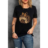 Azura Exchange Halloween Sunflower Pumpkin Graphic Tee - XL thumbnail