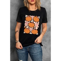 Azura Exchange Pumpkin Flower Square Graphic Tee - M thumbnail