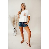 Azura Exchange Double-Side Cowboy Hat & Boots Graphic Tee - L thumbnail